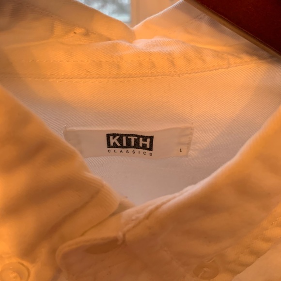 Kith Button Down in White - Size L - Picture 3 of 6